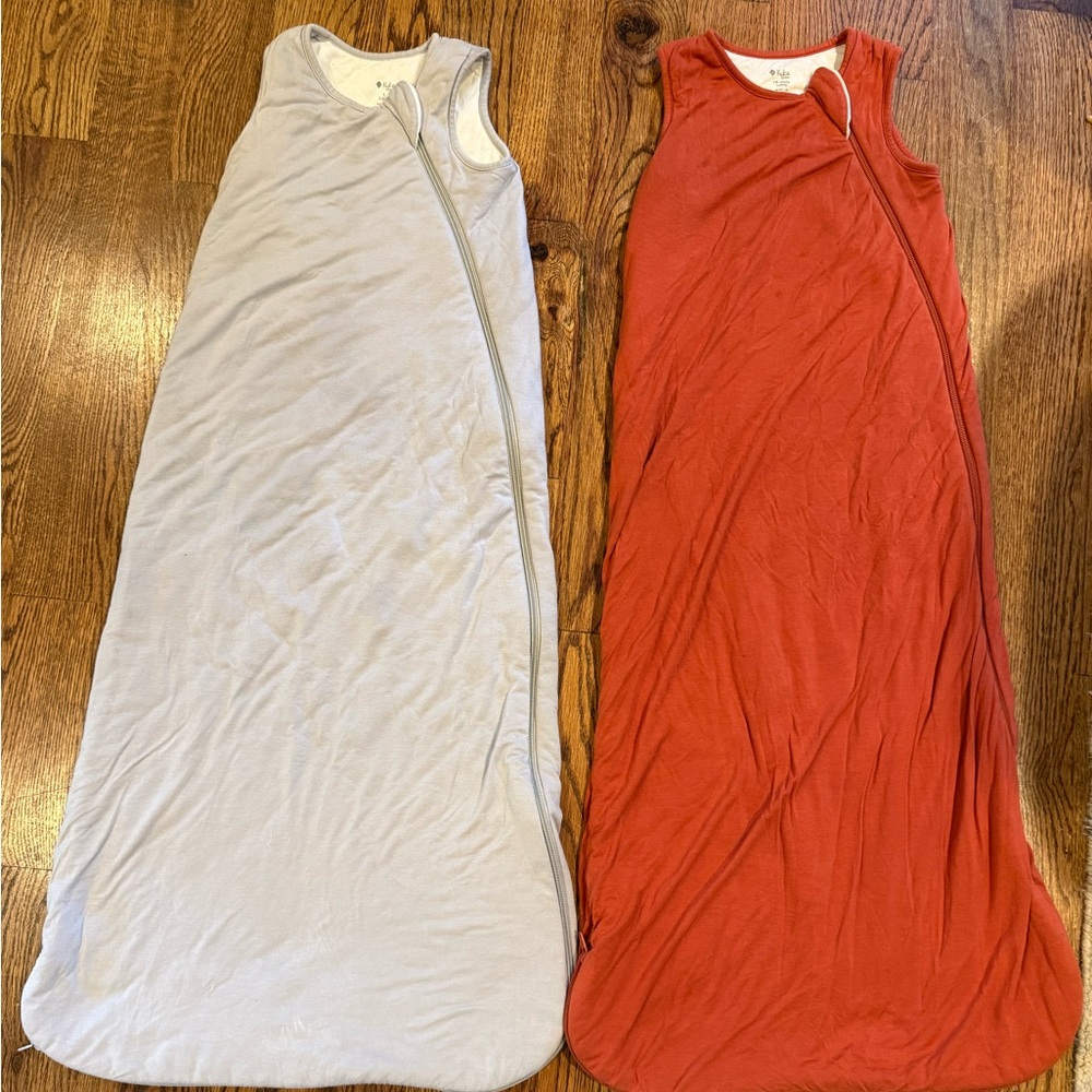 Kyte BABY Kids Pajamas Sleep Sacks - Gray and Red